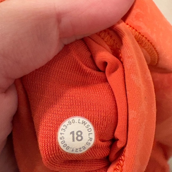 Lululemon Wunder Train High-Rise Crop 23"
Crunch Warm Coral Size 18 - Picture 12 of 12